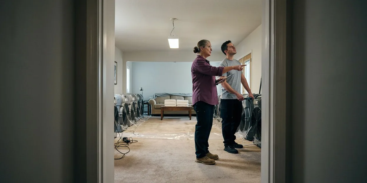 Water damage restoration in Wasco, CA